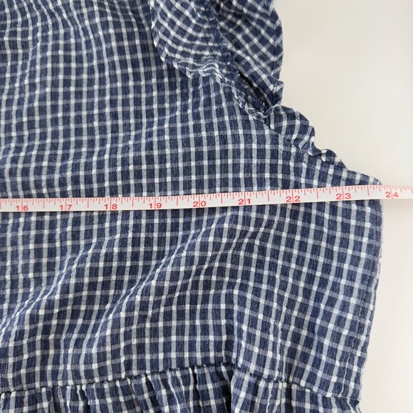 Draper James Connie Flutter Sleeve Gingham Dress size XXL - Picture 9 of 12